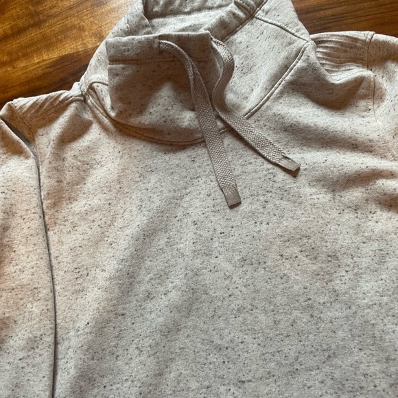 Women's L.L.Bean Cozy Mixed-Knit Pullover gray birch heather Medium Tall - Picture 5 of 12